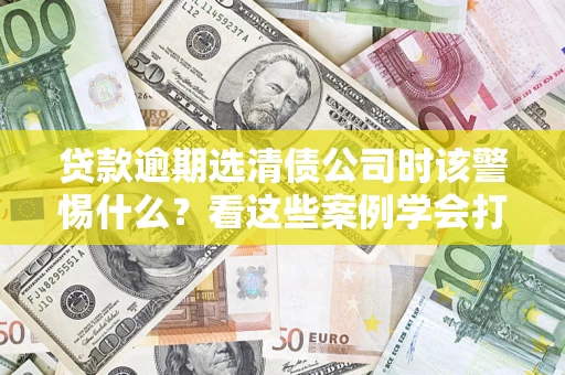 济南贷款逾期选清债公司时该警惕什么？看这些案例学会打翻身仗