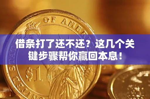 济南借条打了还不还？这几个关键步骤帮你赢回本息！
