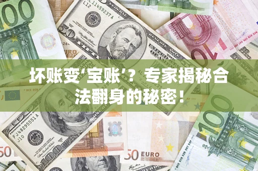 济南坏账变‘宝账’？专家揭秘合法翻身的秘密！