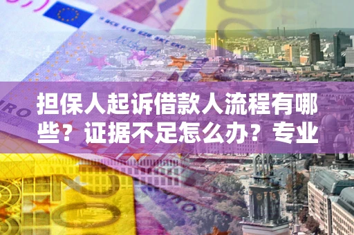 济南担保人起诉借款人流程有哪些？证据不足怎么办？专业律师解答