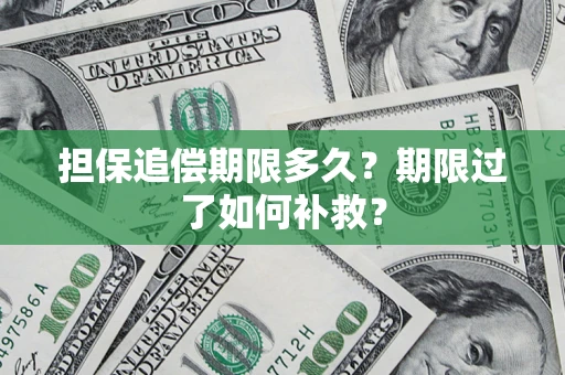 济南担保追偿期限多久？期限过了如何补救？
