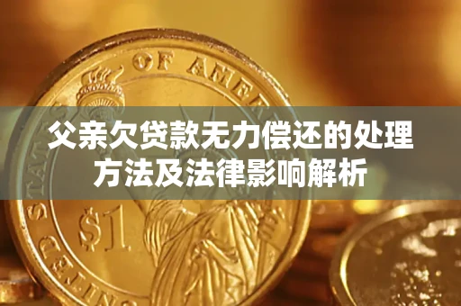 济南父亲欠贷款无力偿还的处理方法及法律影响解析