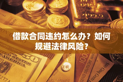 济南借款合同违约怎么办？如何规避法律风险？